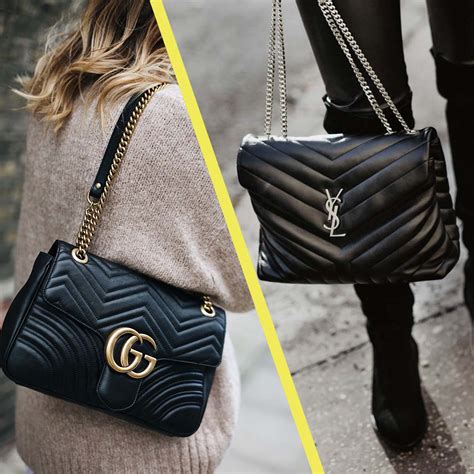 gucci marmont vs ysl|YSL vs Gucci bag.